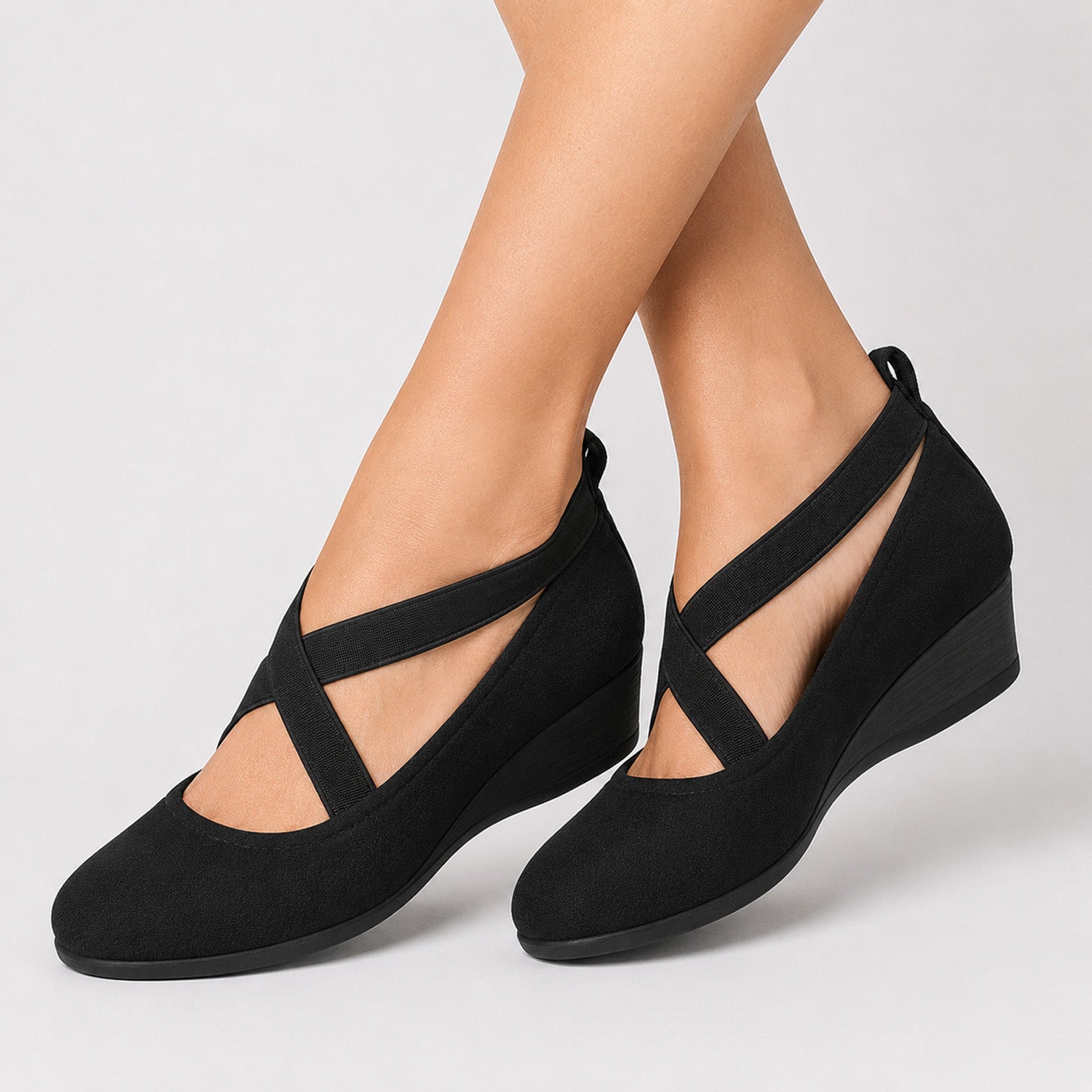 Monvaline | Women's Comfortable Platform Wedge Pumps for Daily Wear