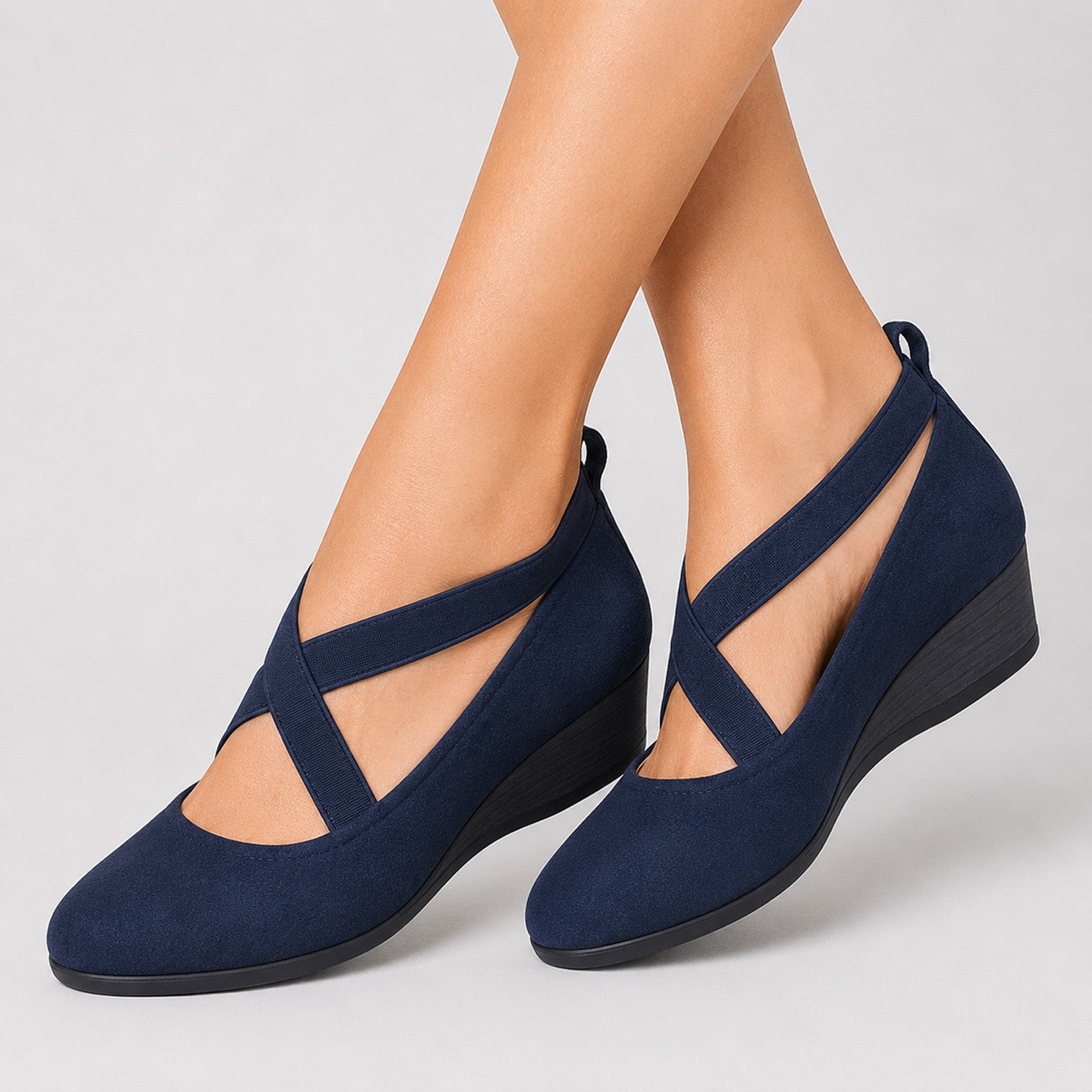 Monvaline | Women's Comfortable Platform Wedge Pumps for Daily Wear