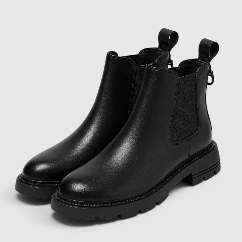 Monvaline | Women's Comfortable Sheepskin Ankle Boots
