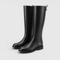 Monvaline | Women's Comfortable Side Zip Knee High Boots