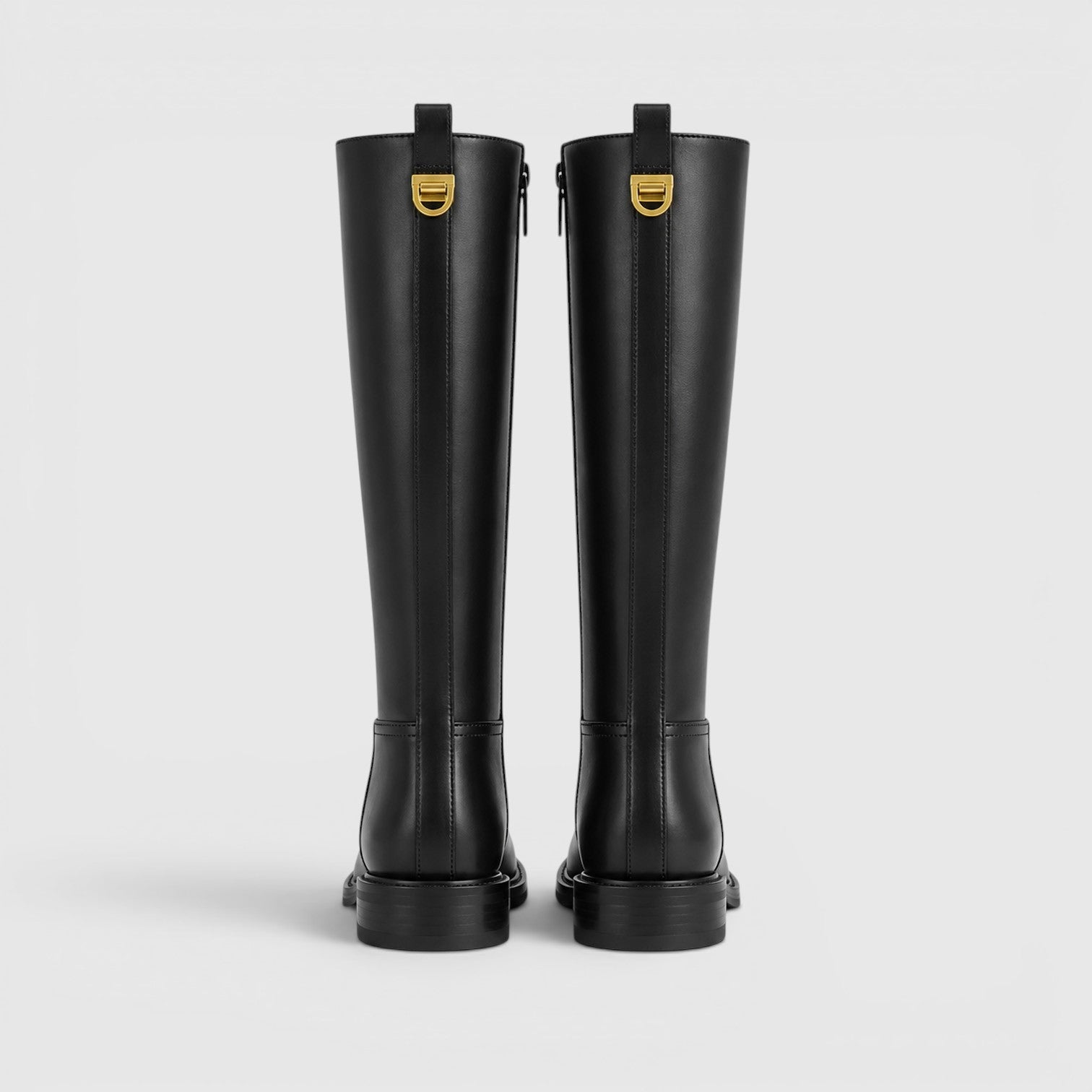 Monvaline | Women's Comfortable Side Zip Knee High Boots