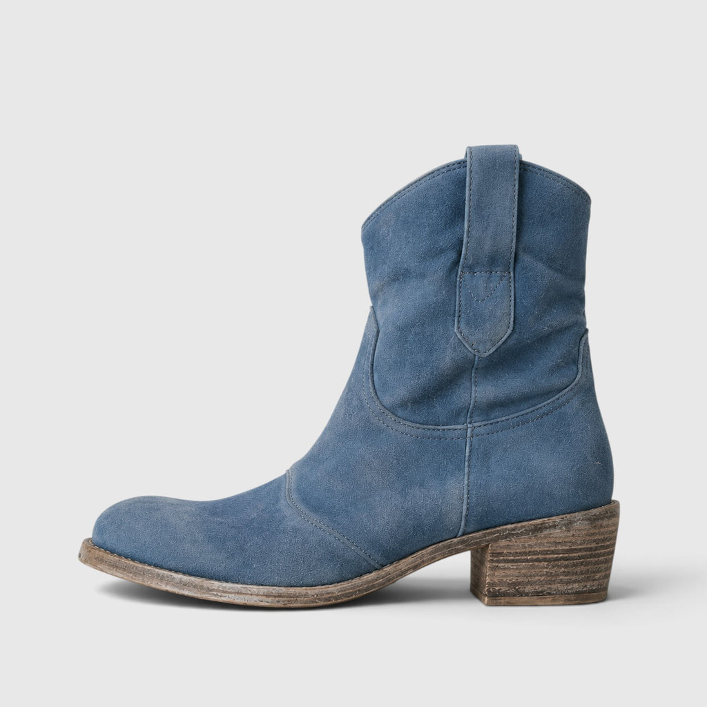 Monvaline | Women's Comfortable Suede Ankle Boots Non-Slip Rubber Sole
