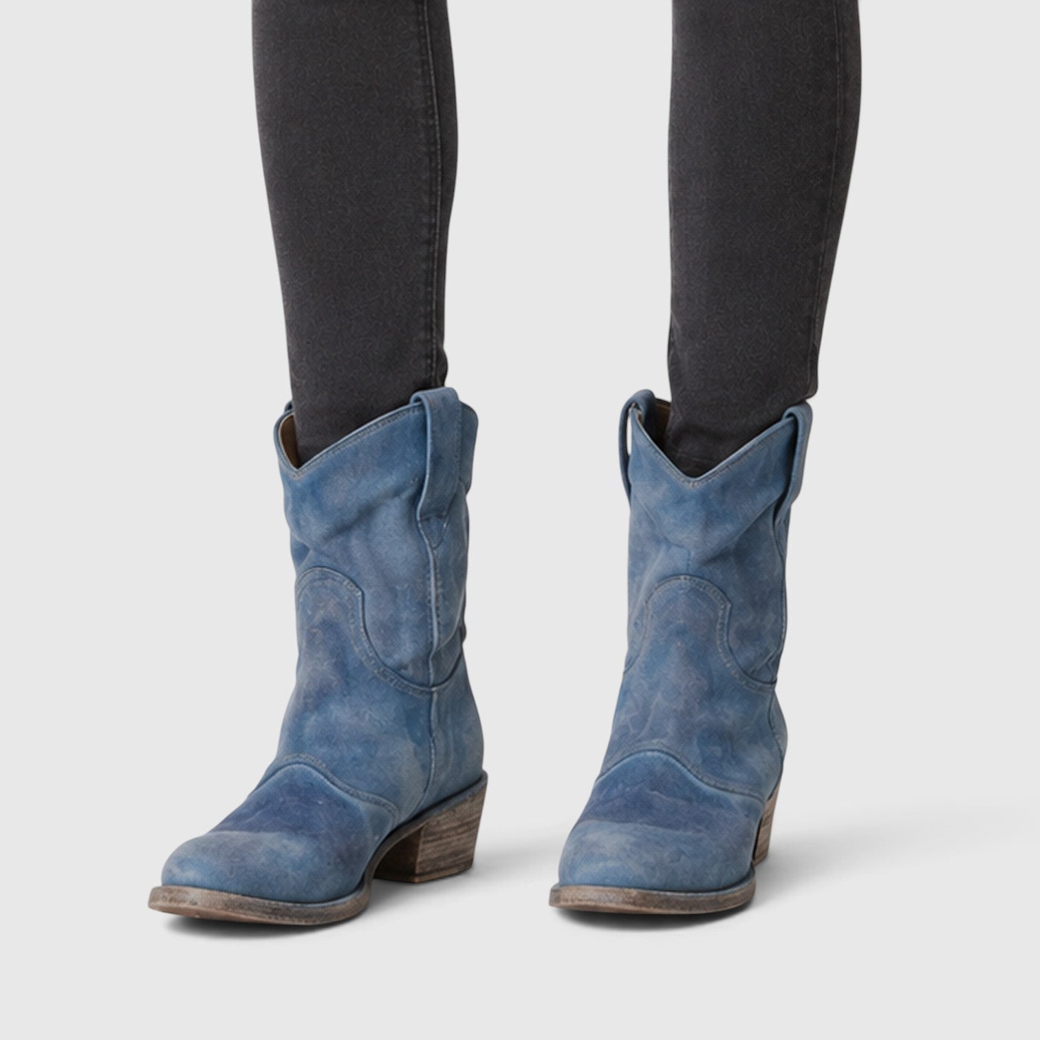 Monvaline | Women's Comfortable Suede Ankle Boots Non-Slip Rubber Sole