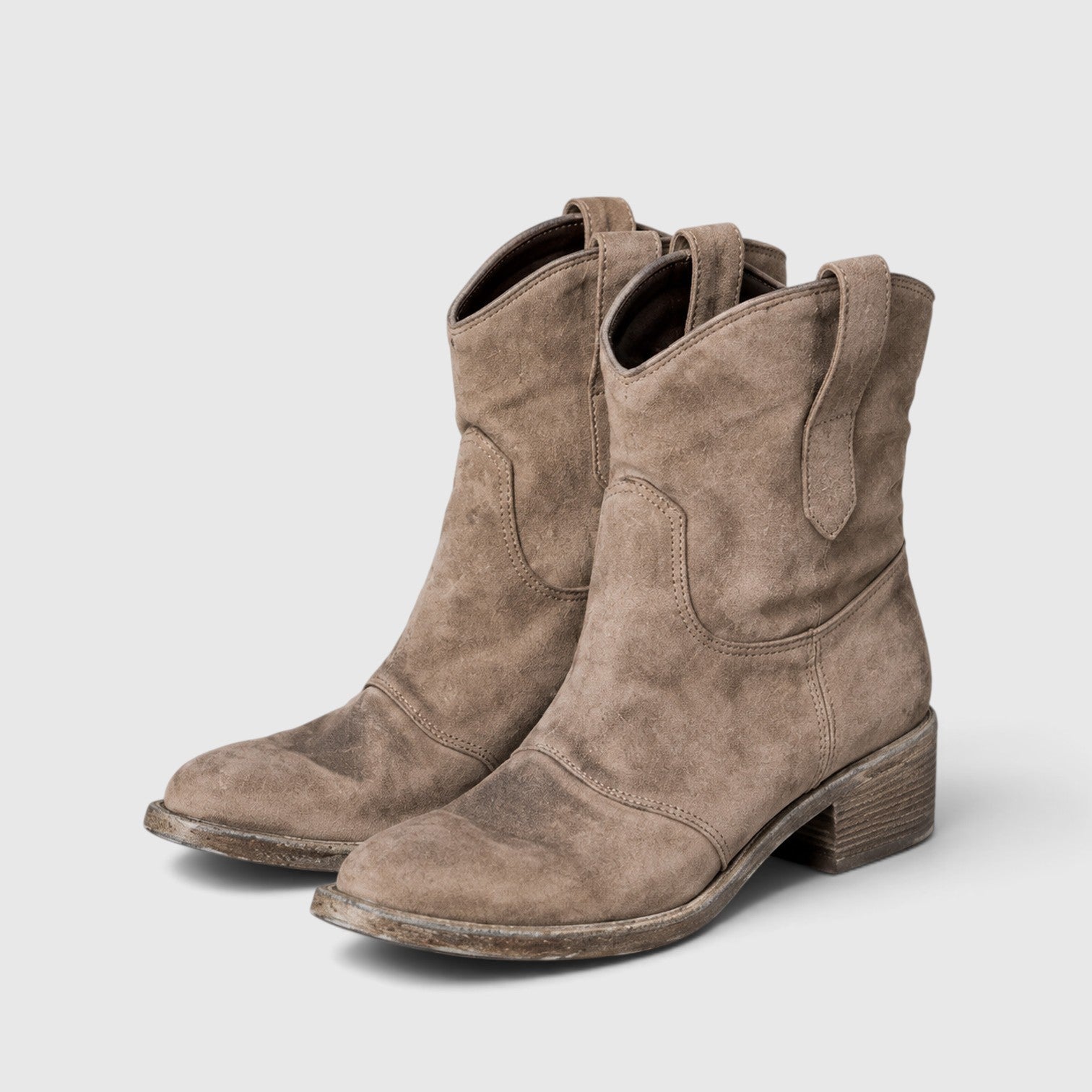 Monvaline | Women's Comfortable Suede Ankle Boots Non-Slip Rubber Sole