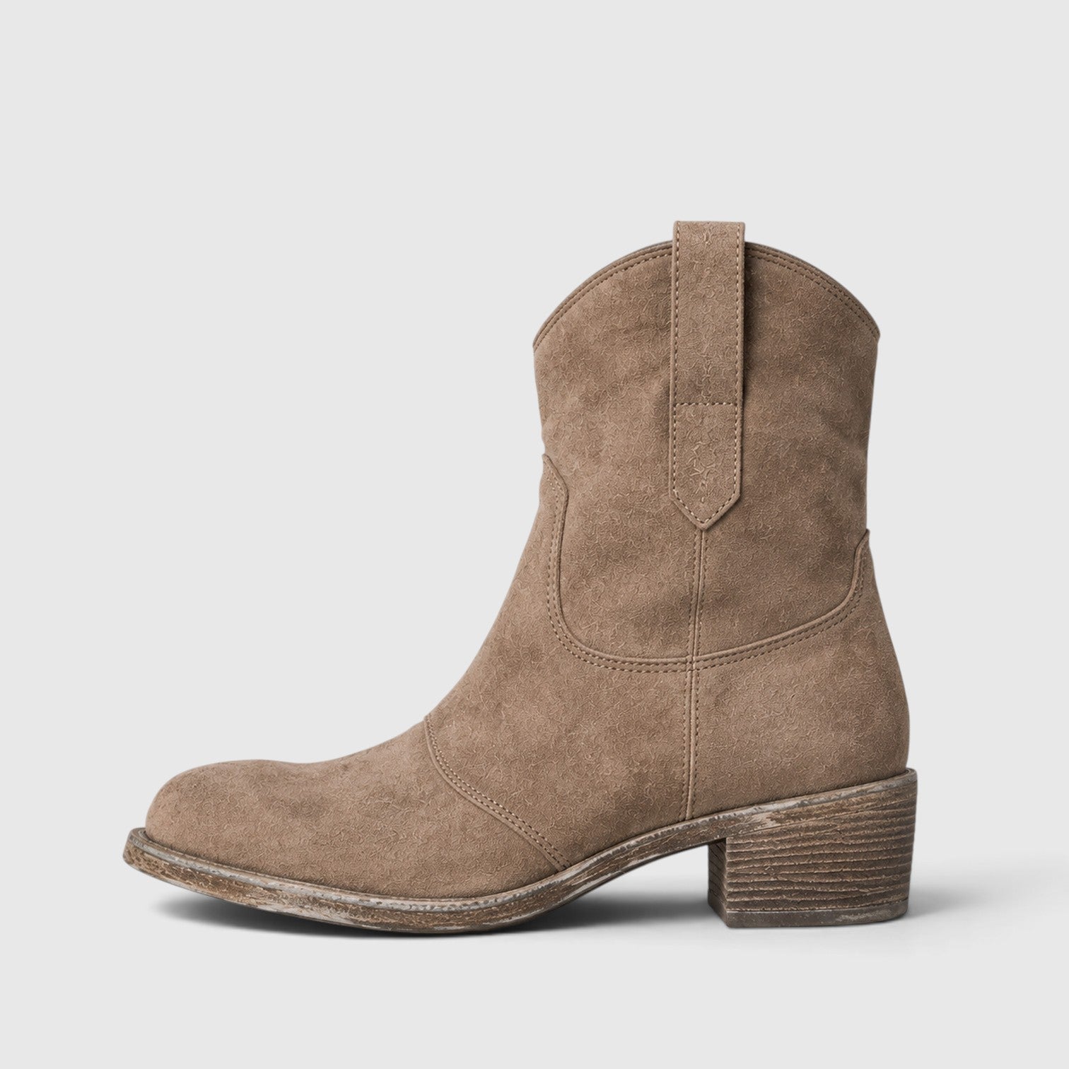 Monvaline | Women's Comfortable Suede Ankle Boots Non-Slip Rubber Sole