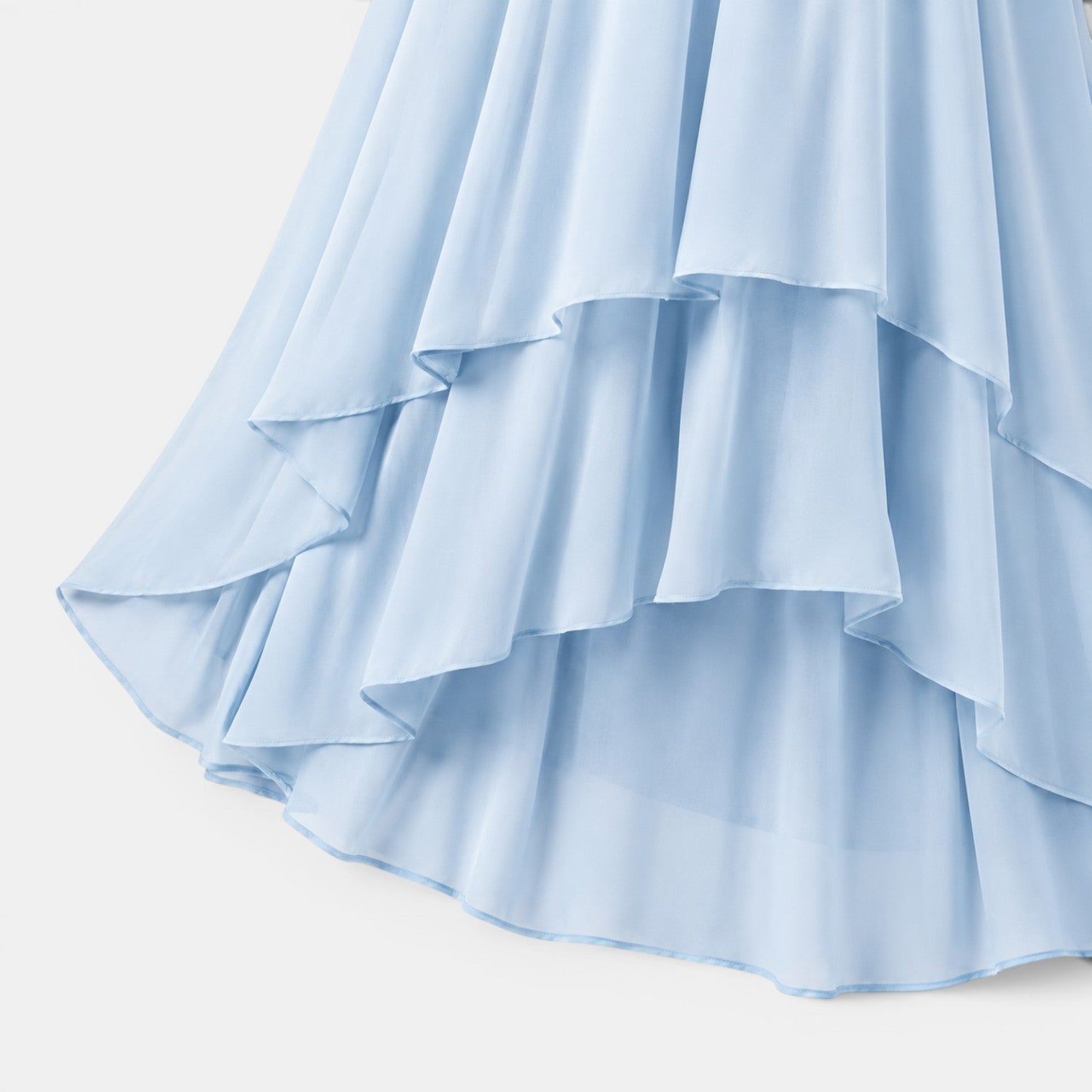Monvaline | Women's Elegant Chiffon Midi Dress High Waist Casual Dress