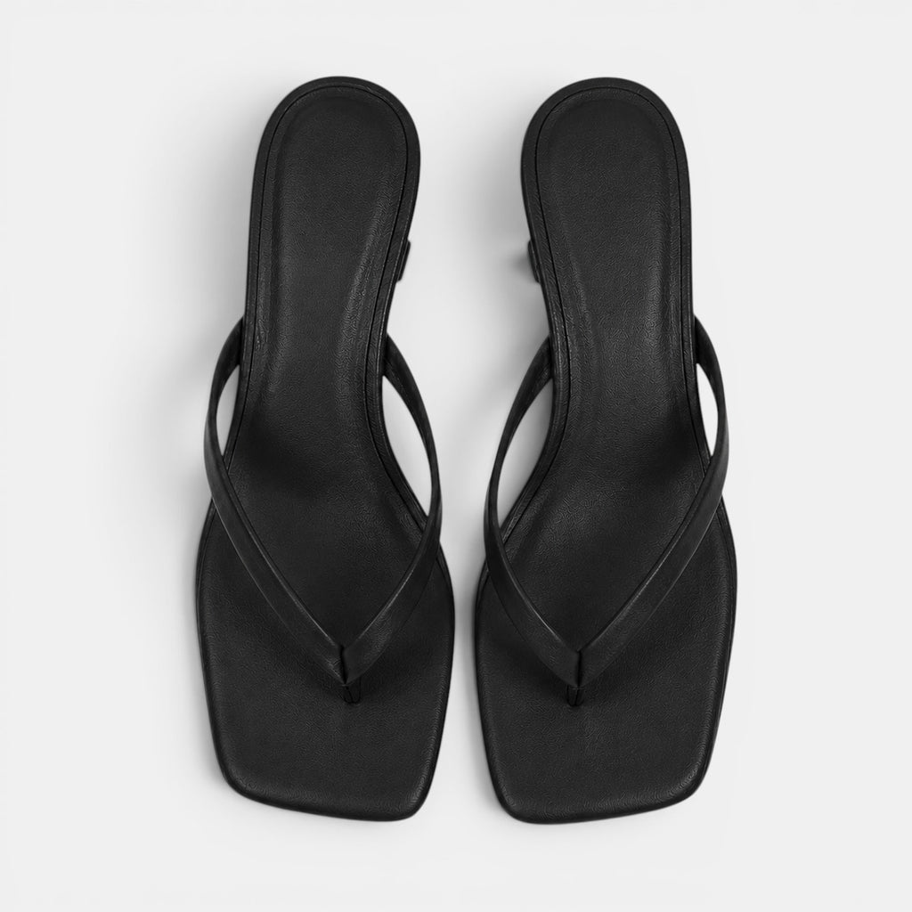 Monvaline | Women's Elegant Kitten Heel Sandals for Casual Dresses