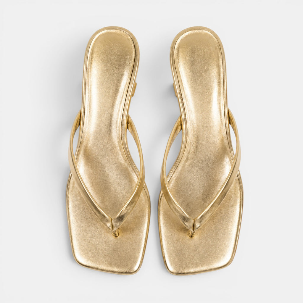 Monvaline | Women's Elegant Kitten Heel Sandals for Casual Dresses