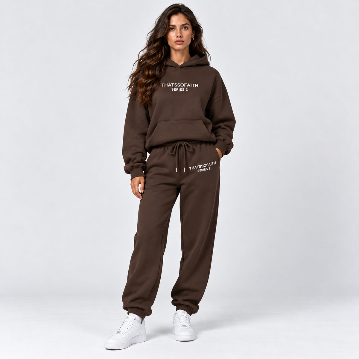 Monvaline | Women's Embroidered Loungewear Co-Ord Set – Relaxed Fit