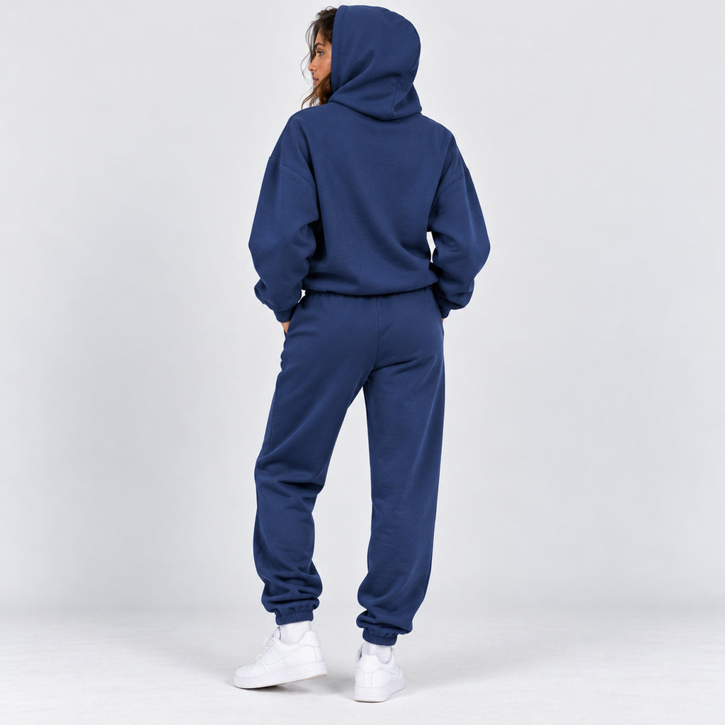 Monvaline | Women's Embroidered Loungewear Co-Ord Set – Relaxed Fit
