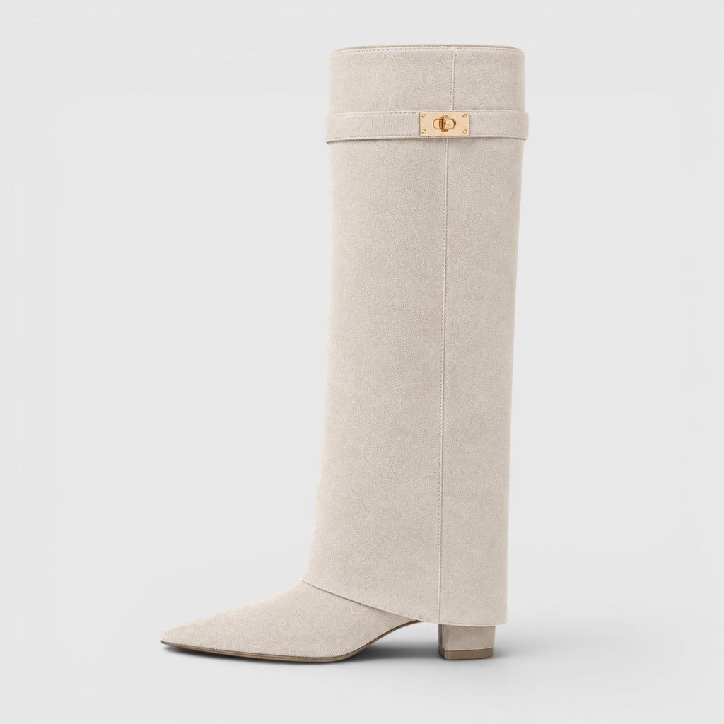 Monvaline | Women's Knee High Boots for Work and Smart Casual Outfits