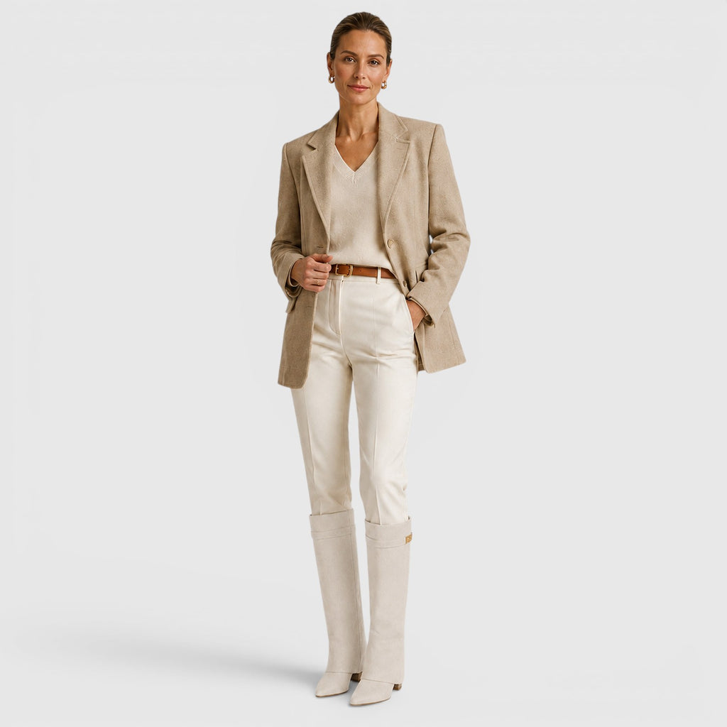 Monvaline | Women's Knee High Boots for Work and Smart Casual Outfits
