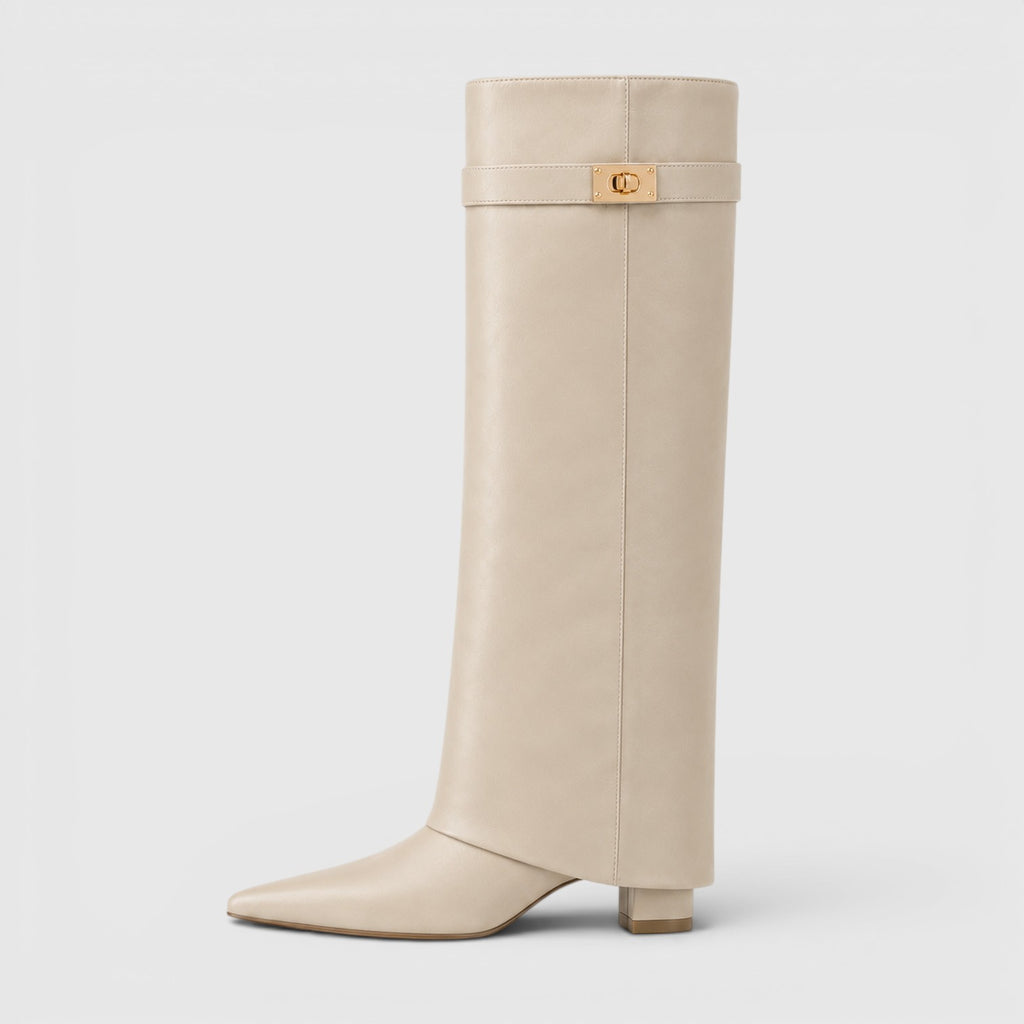 Monvaline | Women's Knee High Boots for Work and Smart Casual Outfits