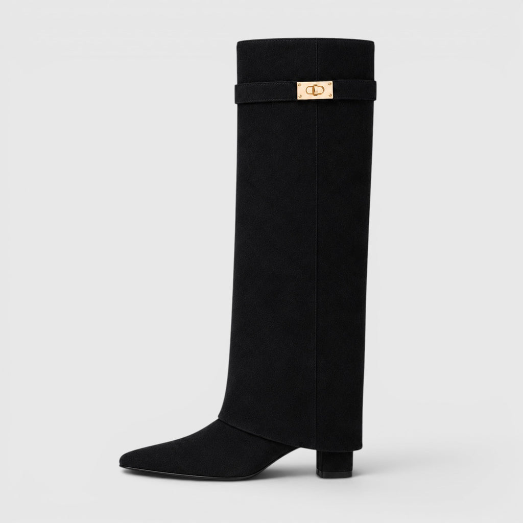 Monvaline | Women's Knee High Boots for Work and Smart Casual Outfits