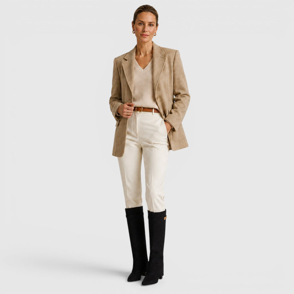 Monvaline | Women's Knee High Boots for Work and Smart Casual Outfits