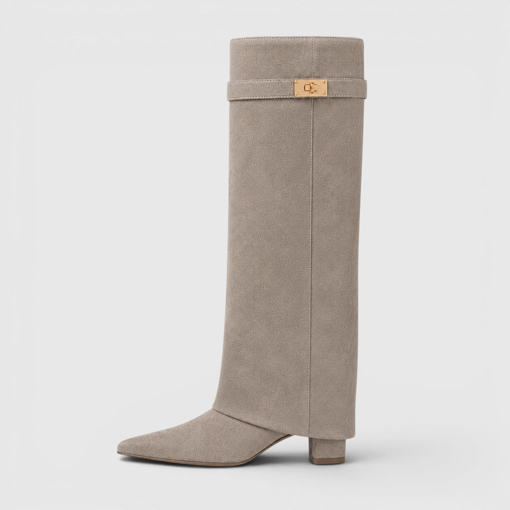 Monvaline | Women's Knee High Boots for Work and Smart Casual Outfits