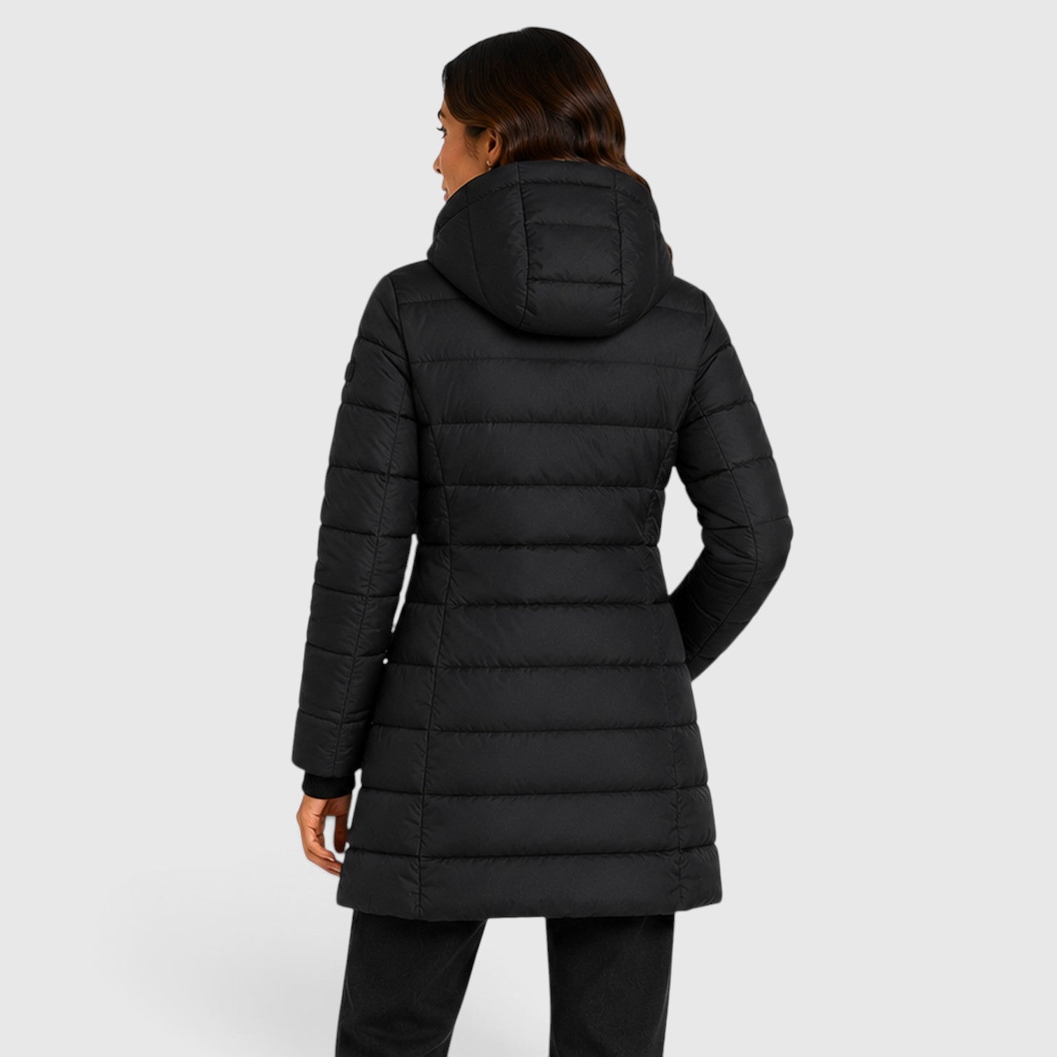 Monvaline | Women's Lightweight Insulated Hooded Puffer Jacket - Stylish Winter Coat