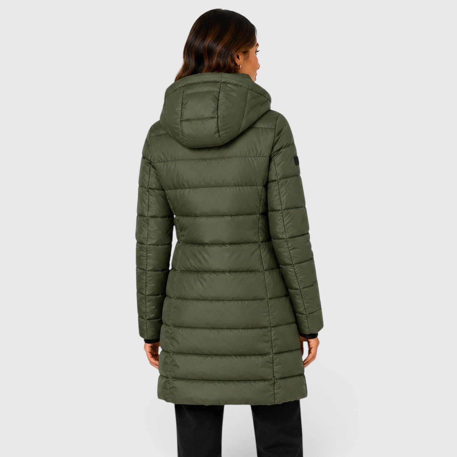 Monvaline | Women's Lightweight Insulated Hooded Puffer Jacket - Stylish Winter Coat
