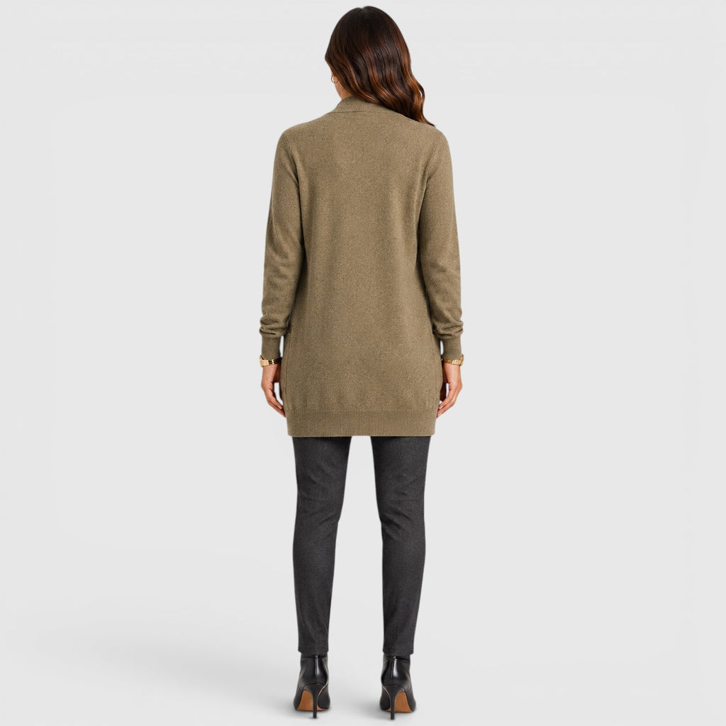 Monvaline | Women's Lightweight Open Front Knit Cardigan