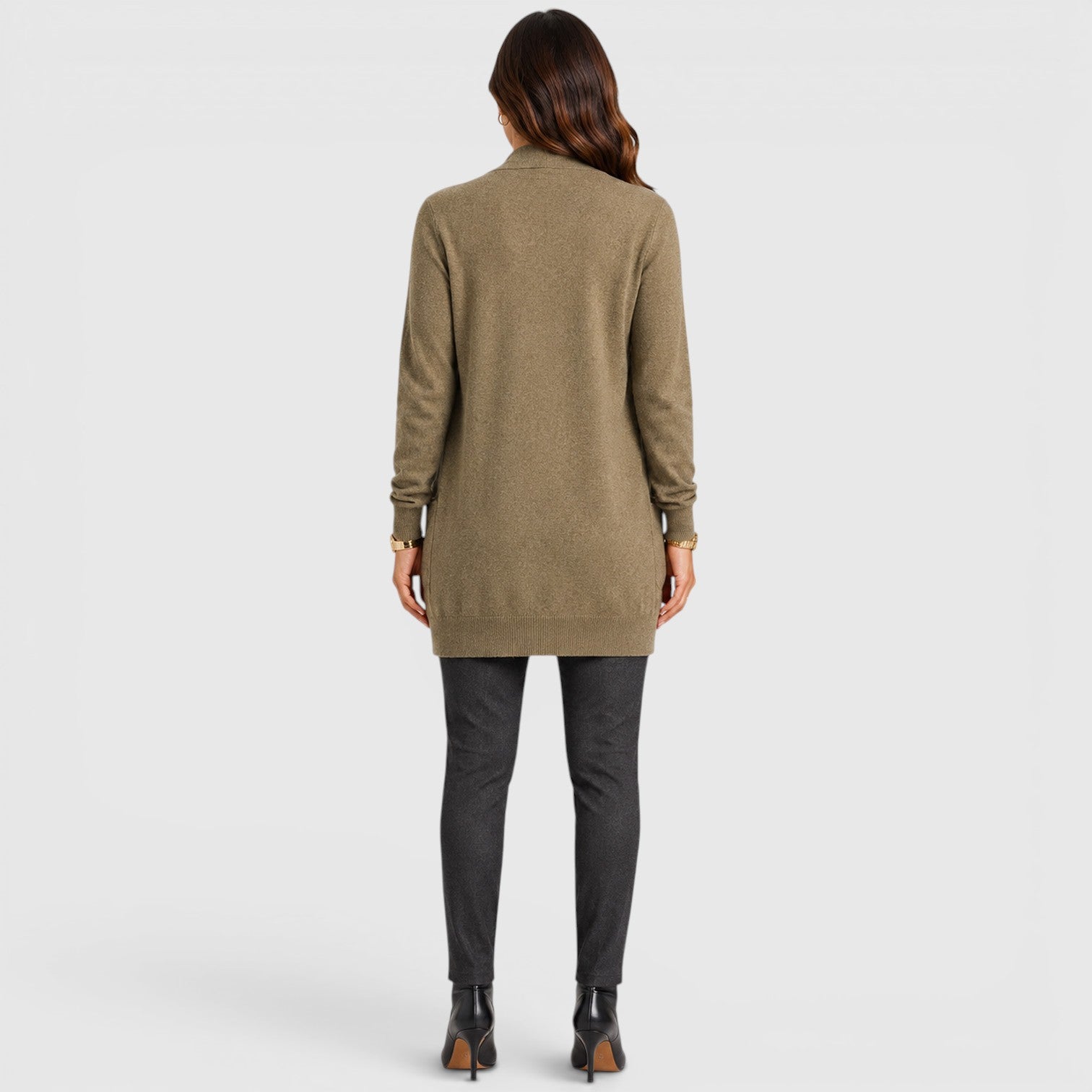 Monvaline | Women's Lightweight Open Front Knit Cardigan