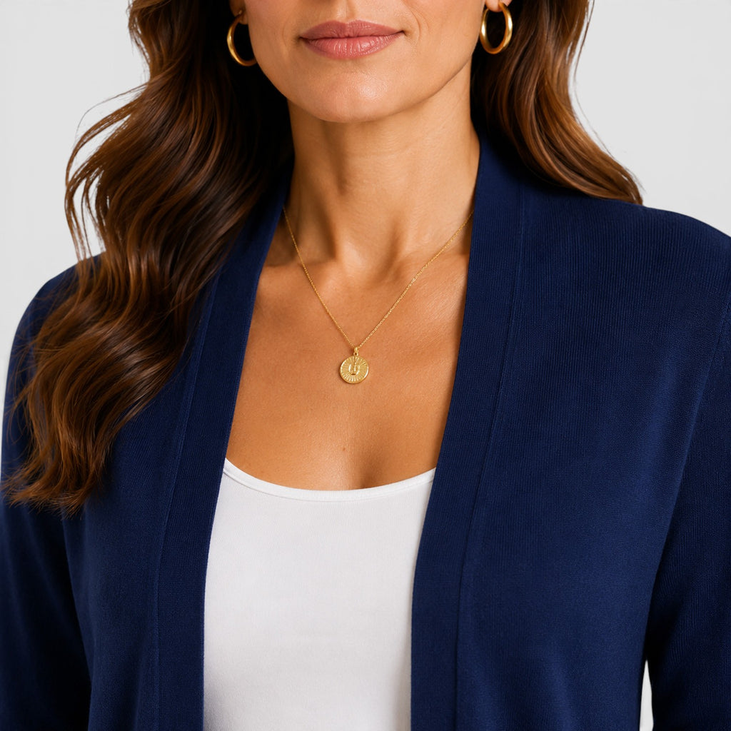 Monvaline | Women's Lightweight Open Front Knit Cardigan