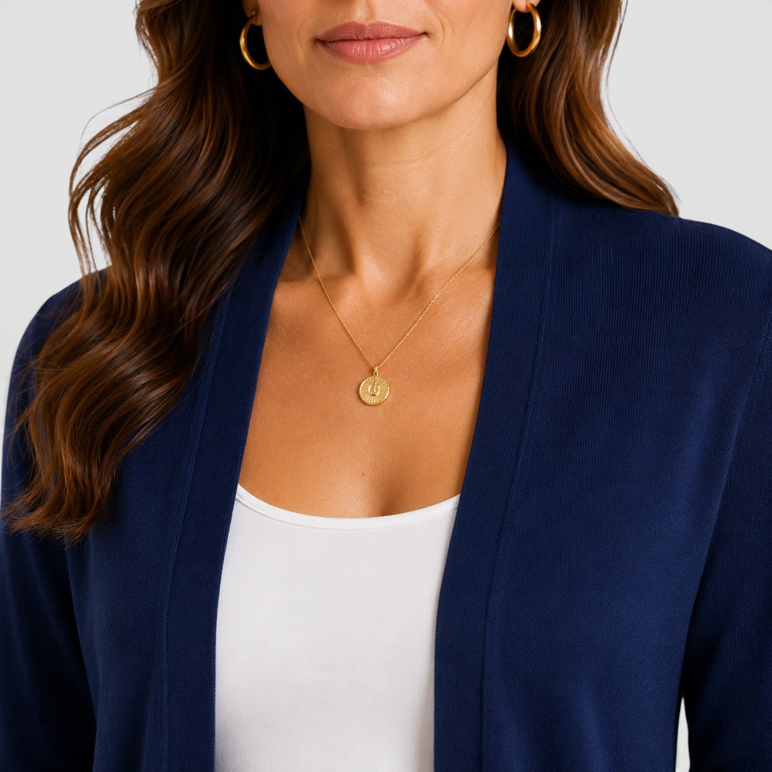 Monvaline | Women's Lightweight Open Front Knit Cardigan