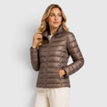 Monvaline | Women's Lightweight Quilted Puffer Jacket – Slim Fit Zip-Up