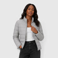 Monvaline | Women's Lightweight Quilted Puffer Jacket - Stylish Slim Fit Winter Outerwear