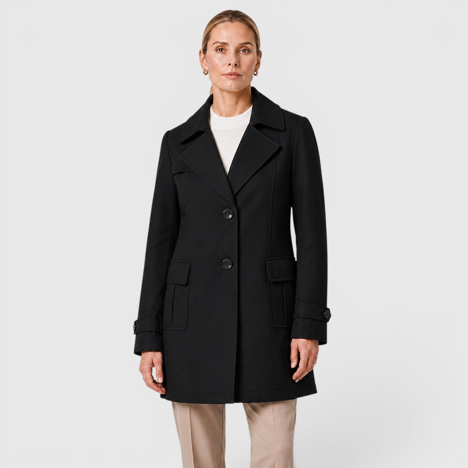 Monvaline | Women's Lightweight Trench Coat for Smart Casual Wear