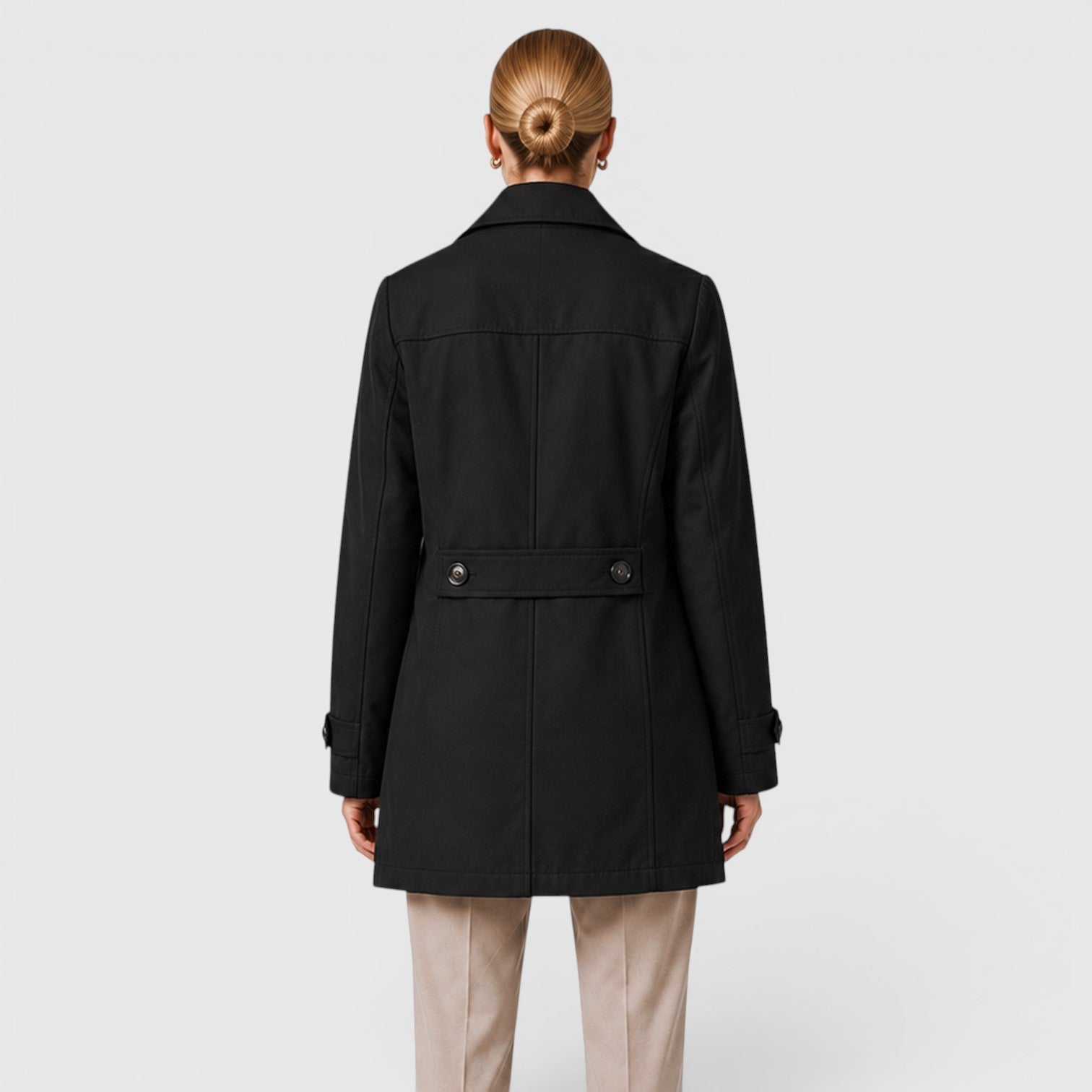 Monvaline | Women's Lightweight Trench Coat for Smart Casual Wear