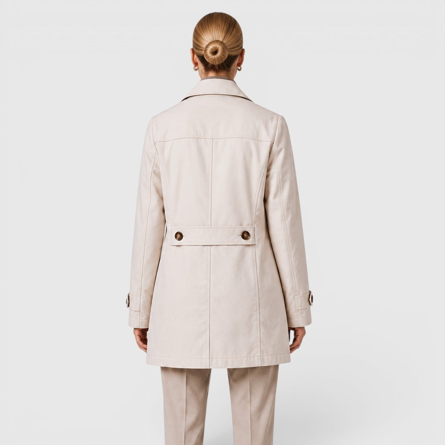 Monvaline | Women's Lightweight Trench Coat for Smart Casual Wear