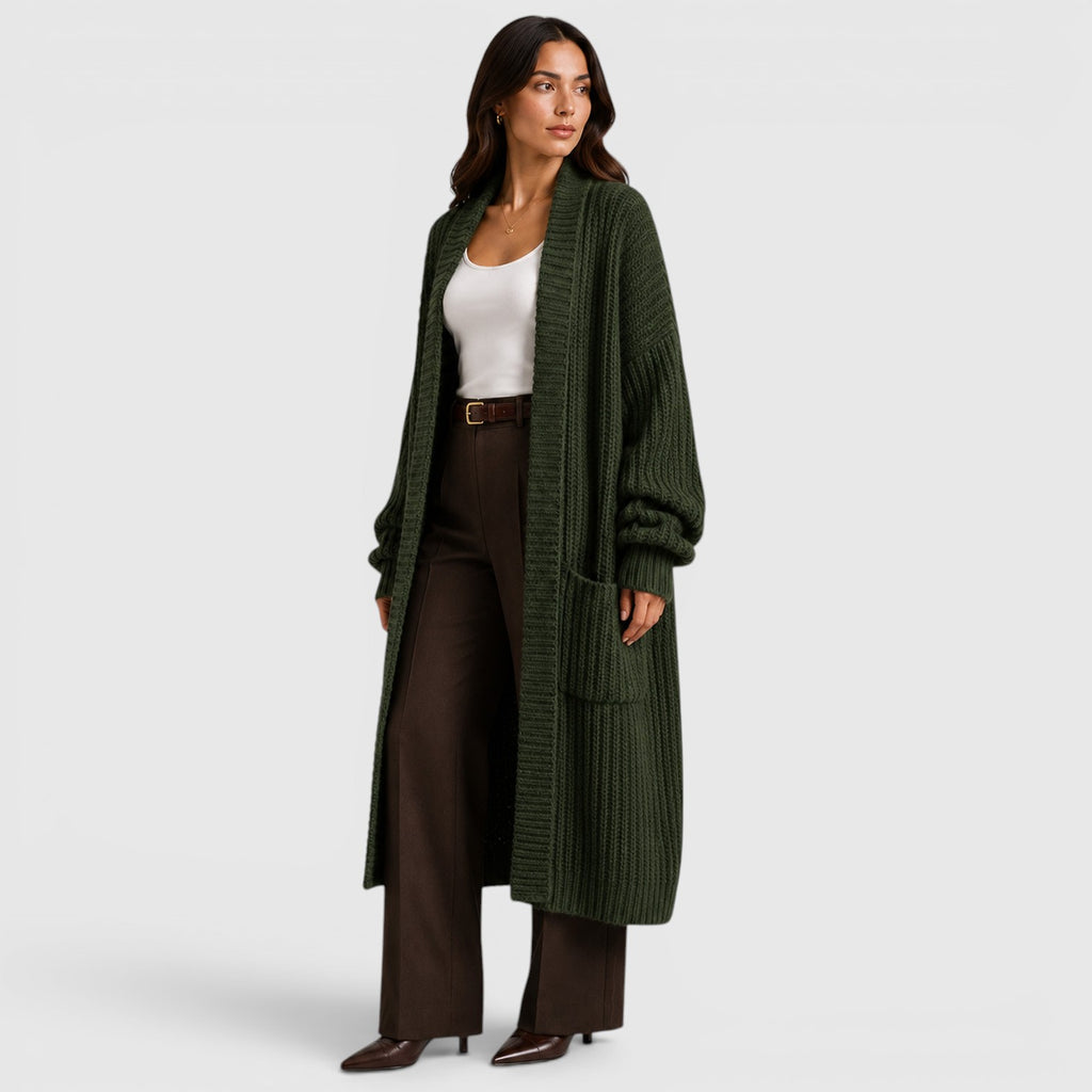 Monvaline | Women's Lightweight Warm Loose Knitted Coat for Daily Wear