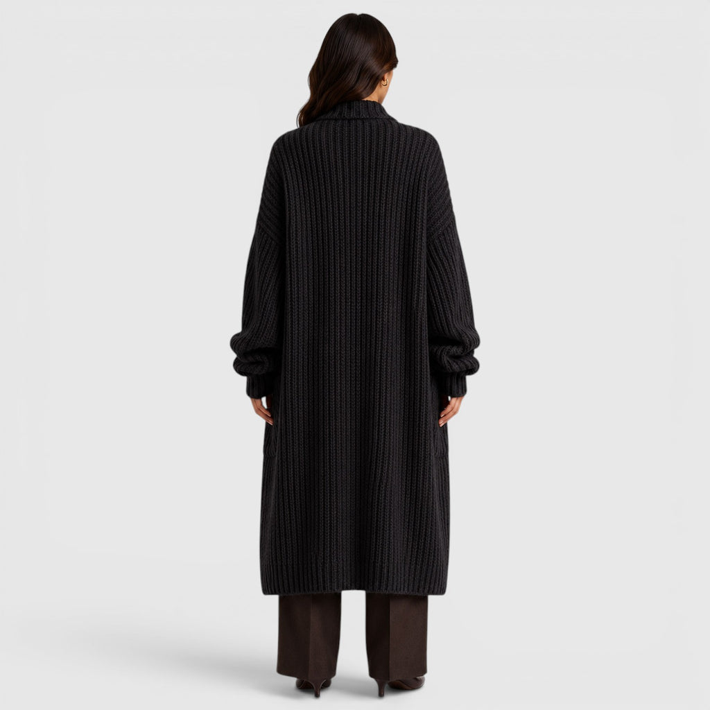 Monvaline | Women's Lightweight Warm Loose Knitted Coat for Daily Wear