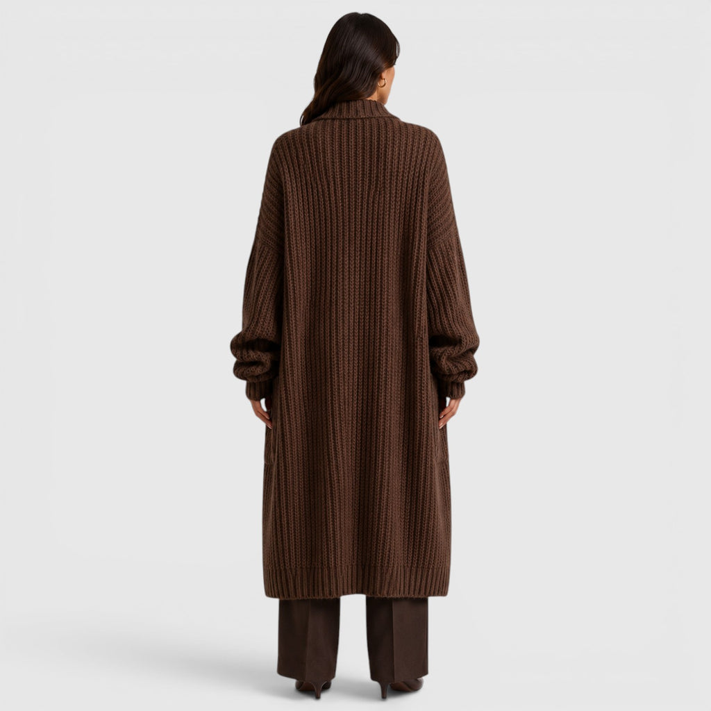 Monvaline | Women's Lightweight Warm Loose Knitted Coat for Daily Wear