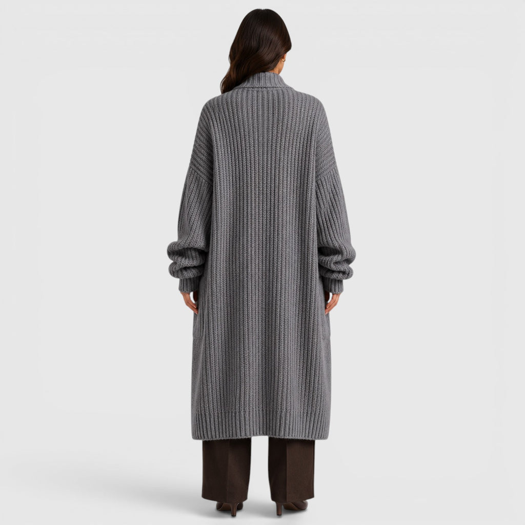 Monvaline | Women's Lightweight Warm Loose Knitted Coat for Daily Wear