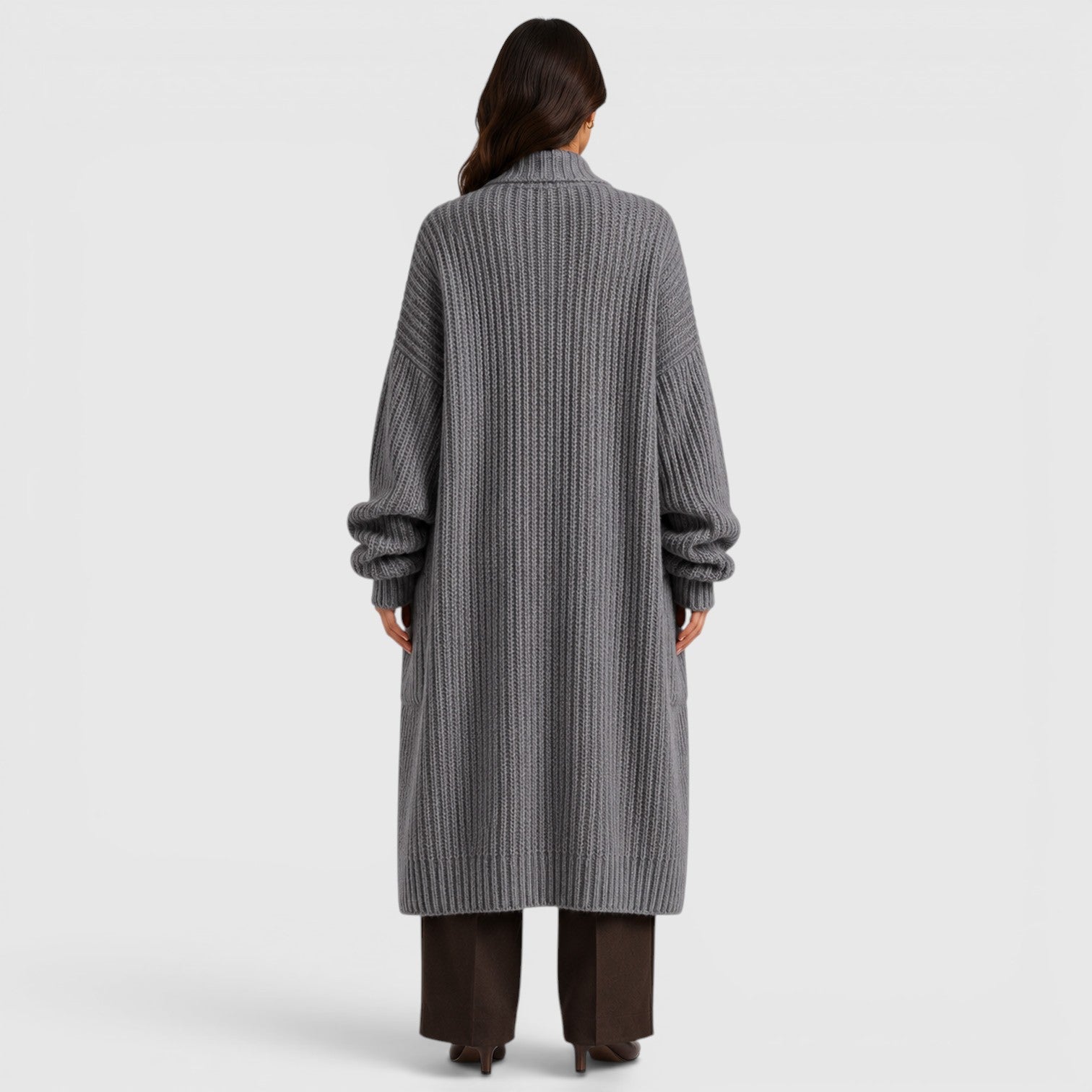 Monvaline | Women's Lightweight Warm Loose Knitted Coat for Daily Wear