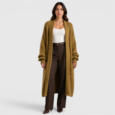Monvaline | Women's Lightweight Warm Loose Knitted Coat for Daily Wear