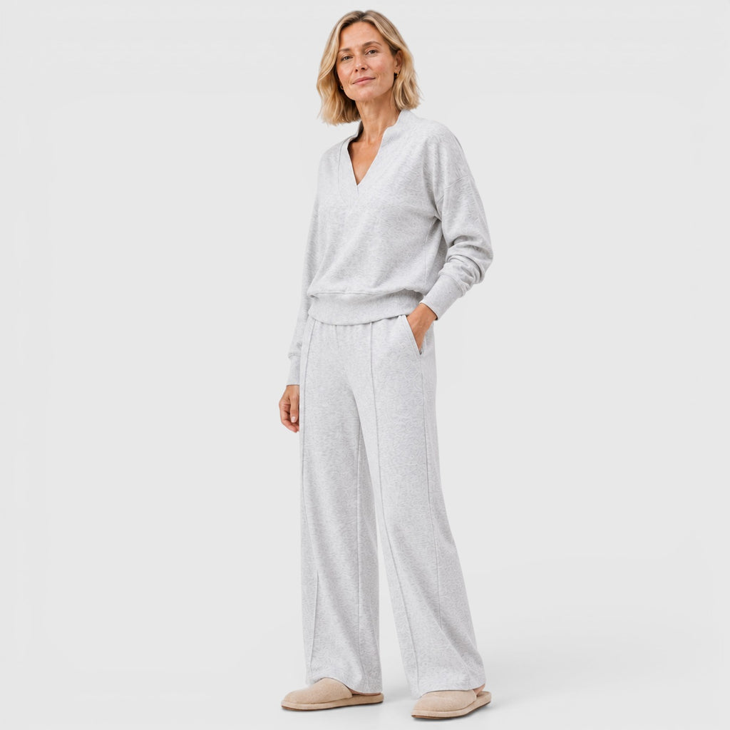 Monvaline | Women's Loungewear Two-Piece Set for Travel and Everyday Comfort