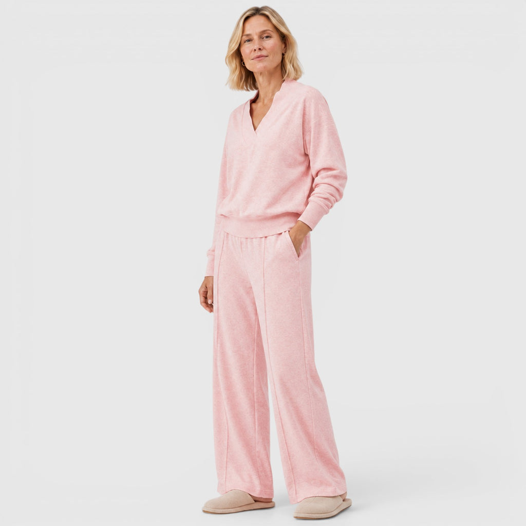 Monvaline | Women's Loungewear Two-Piece Set for Travel and Everyday Comfort