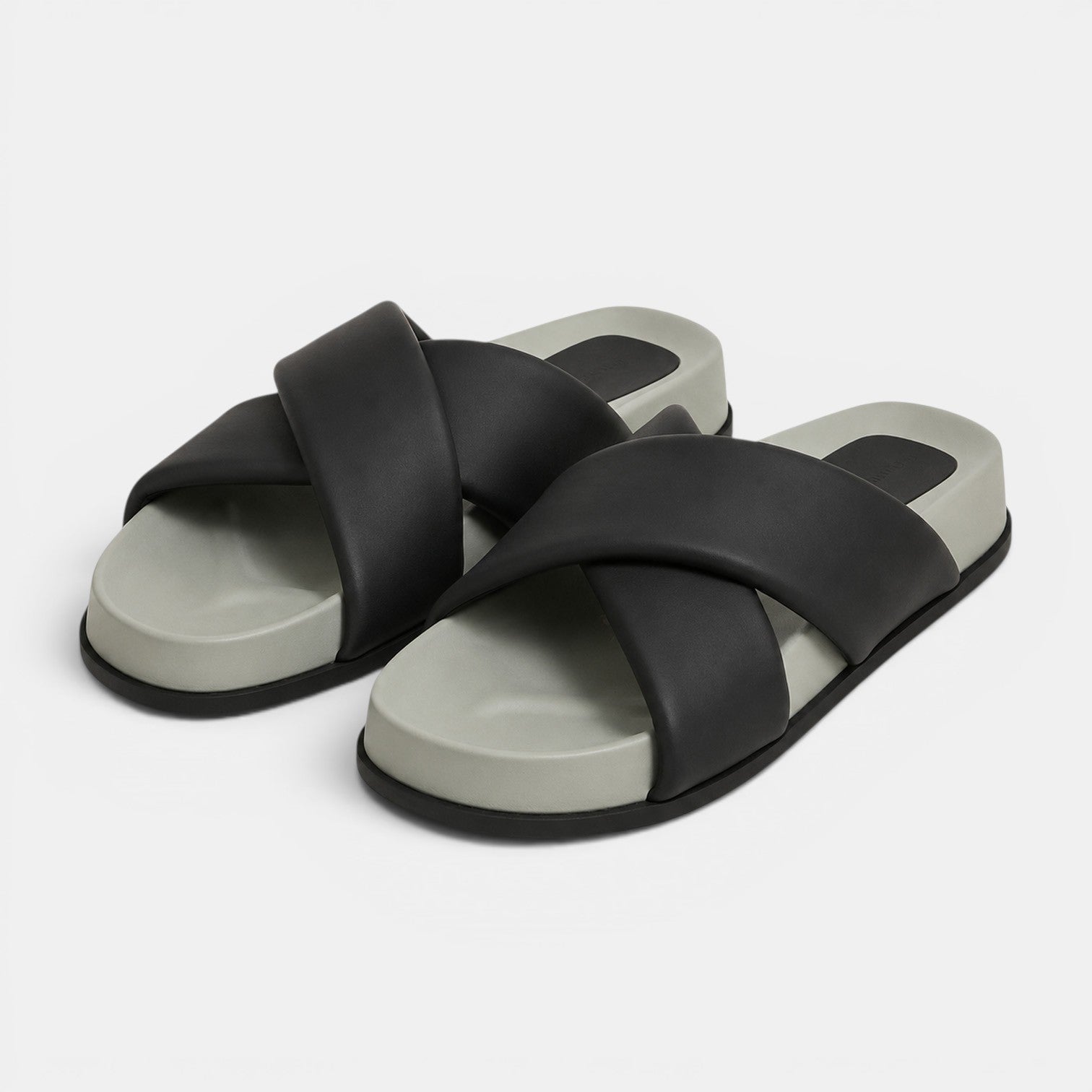 Monvaline | Women's Microfiber Flat Slide Sandals for Casual Summer Wear
