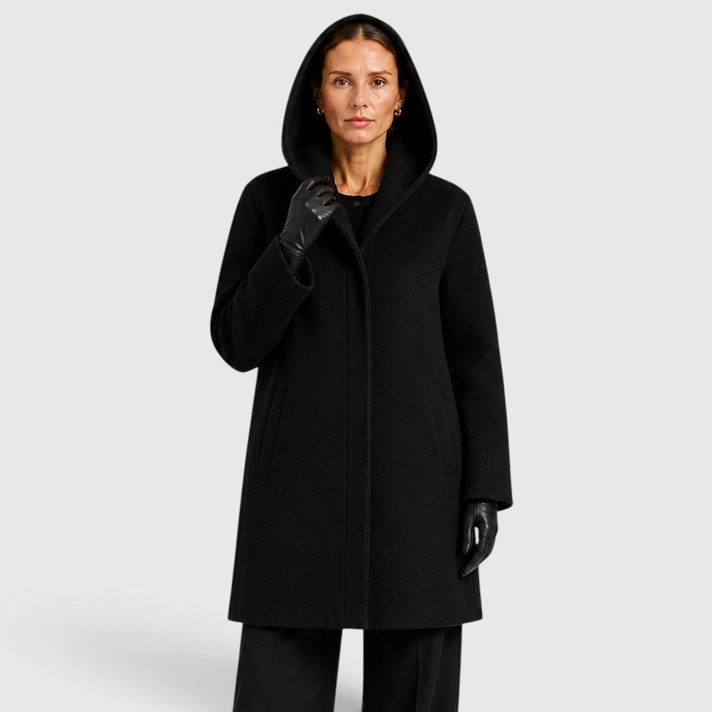 Monvaline | Women's Oversized Wool Coat – Relaxed Longline Fit