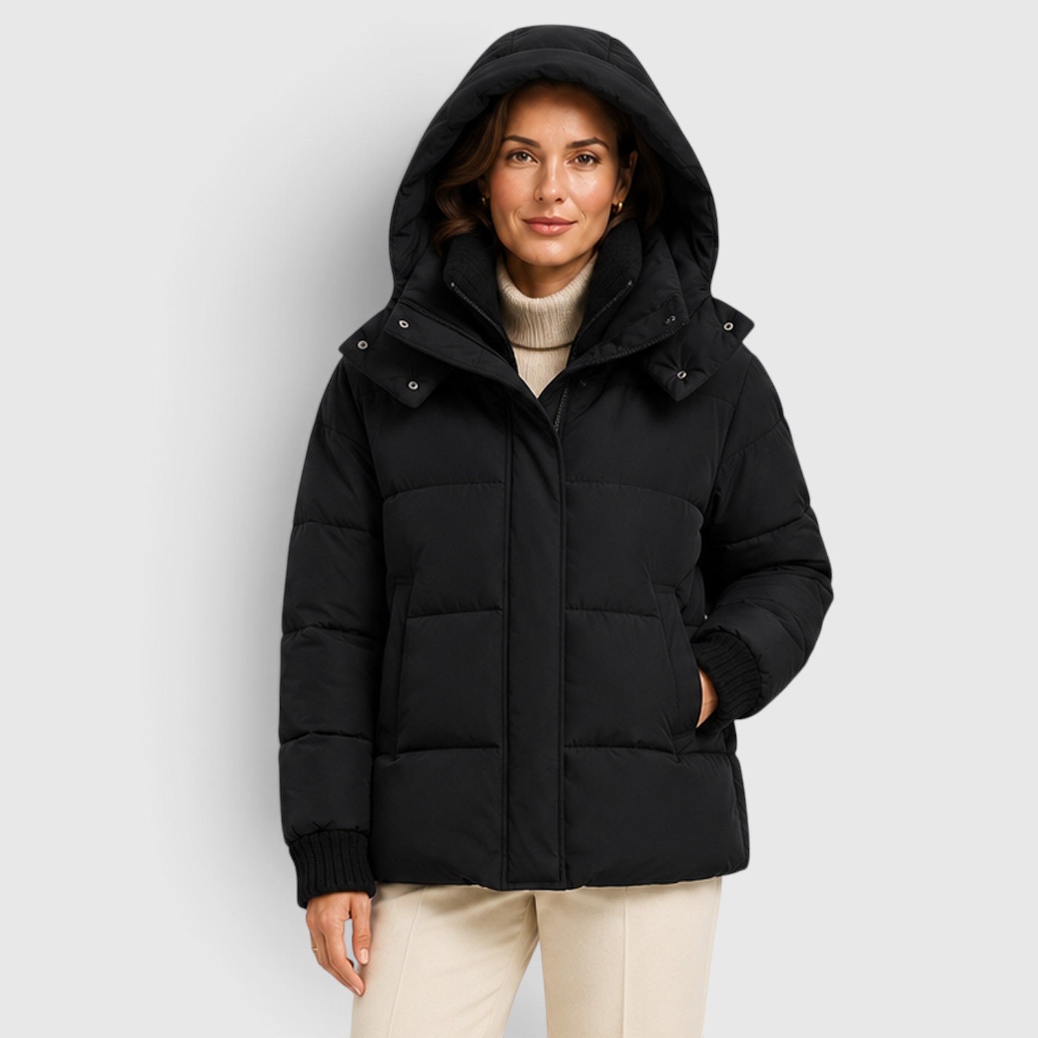 Monvaline | Women's Padded Jacket Warm Casual Outerwear