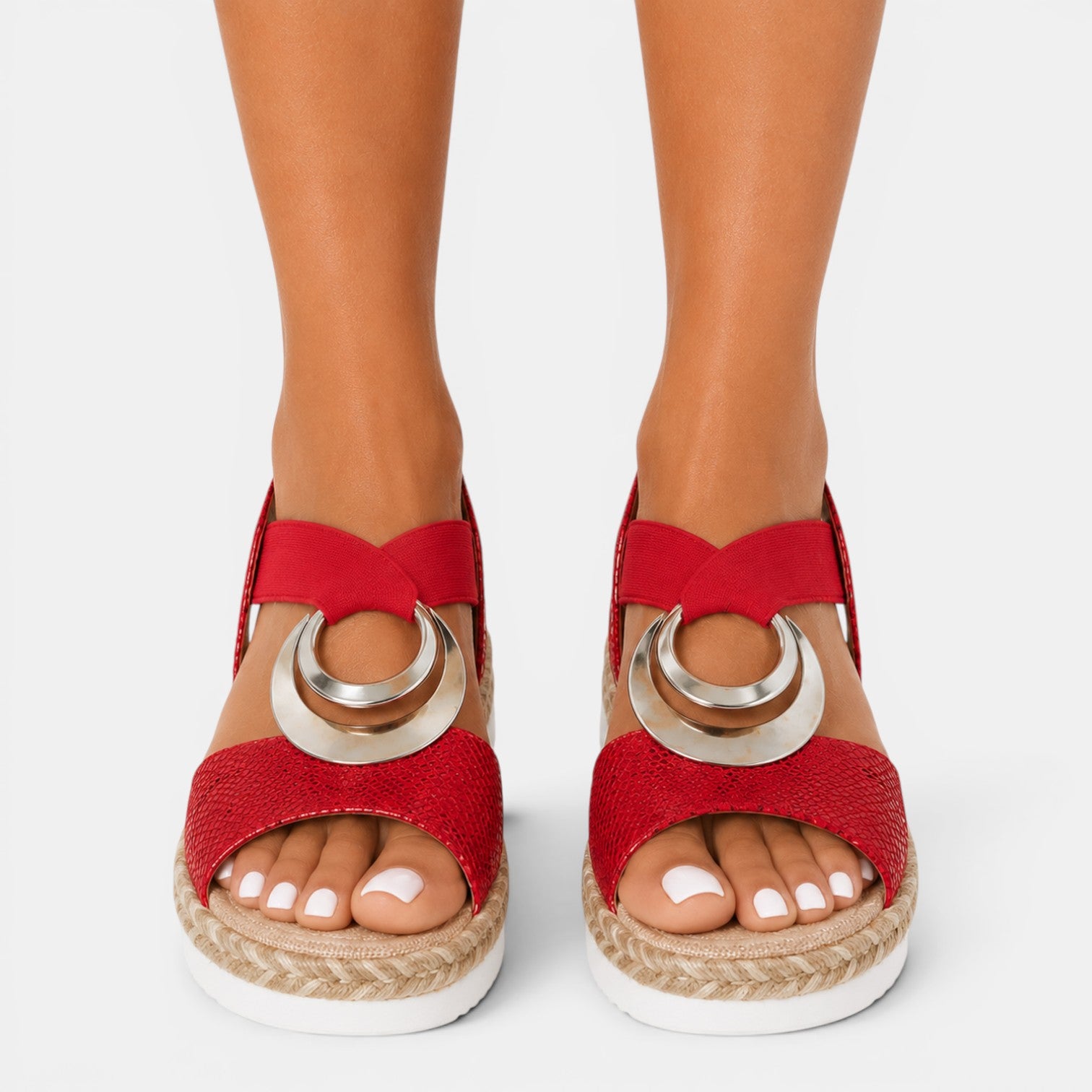 Monvaline | Women's Platform Wedge Sandals Comfortable Everyday Summer Shoes
