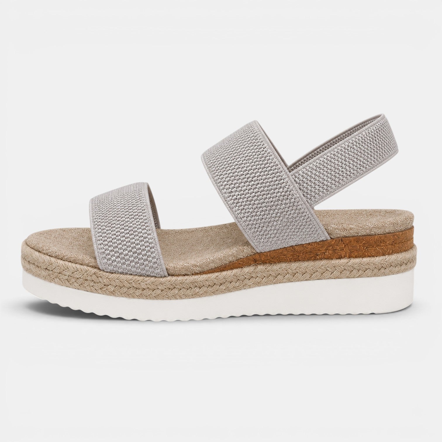 Monvaline | Women's Platform Wedge Sandals Round Toe Casual Summer Shoes