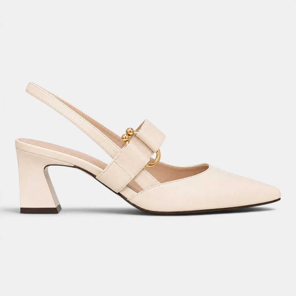 Monvaline | Women's Pointed Toe Dress Shoes Comfortable 6cm Heel