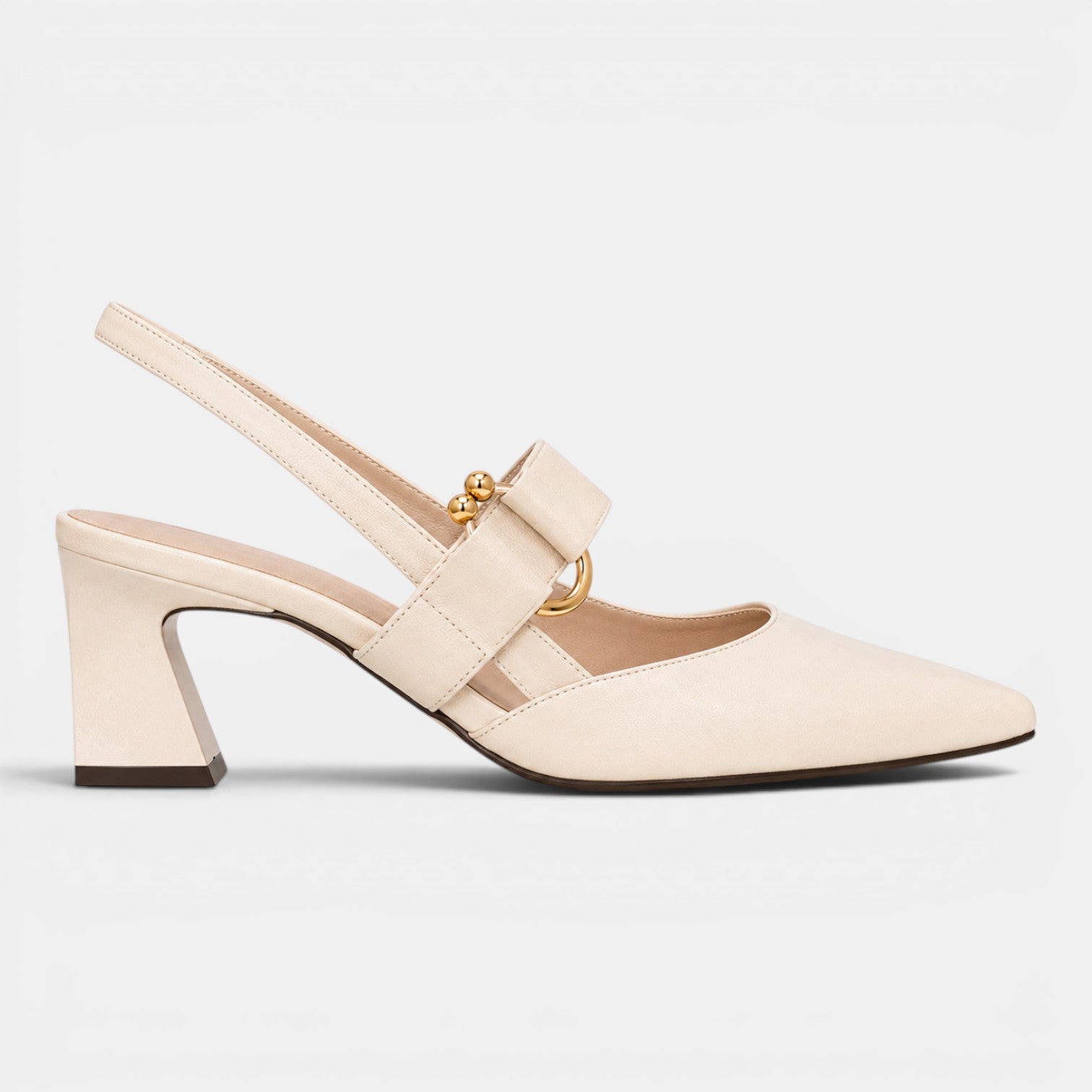 Monvaline | Women's Pointed Toe Dress Shoes Comfortable 6cm Heel