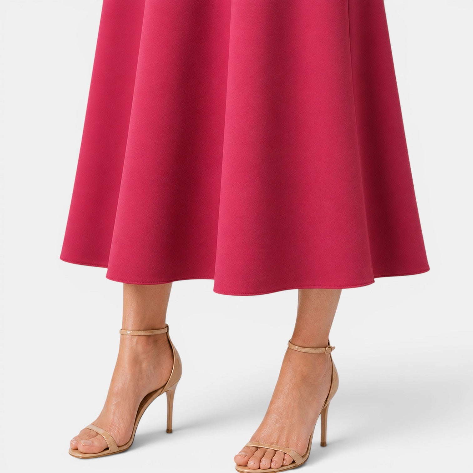 Monvaline | Women's Slim Fit Midi Dress for Summer Parties and Events
