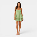 Monvaline | Women's Slip Dress with Bow High Waist Party Dress