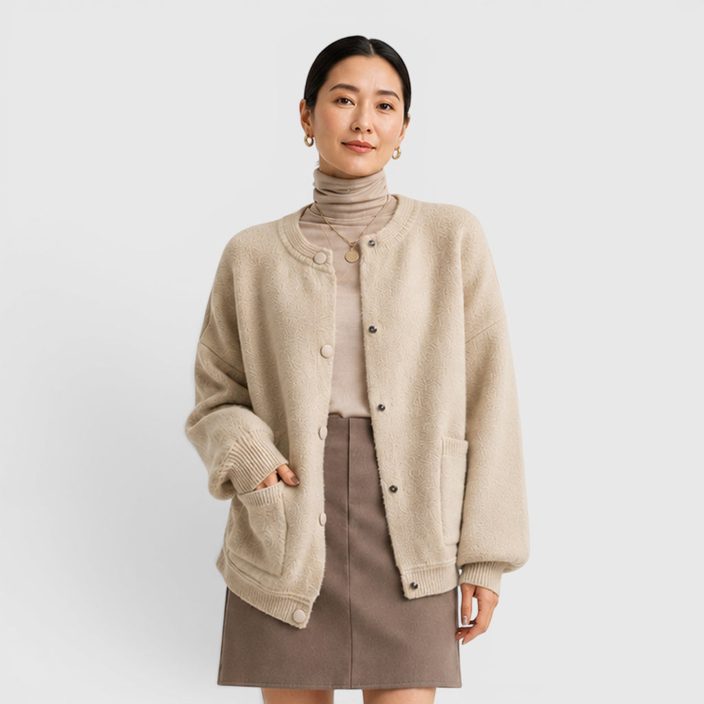 Monvaline | Women's Smart Casual Soft Button Front Knit Cardigan