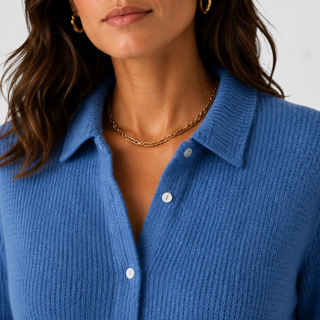Monvaline | Women's Soft Knit Cardigan Relaxed Fit for Everyday Wear